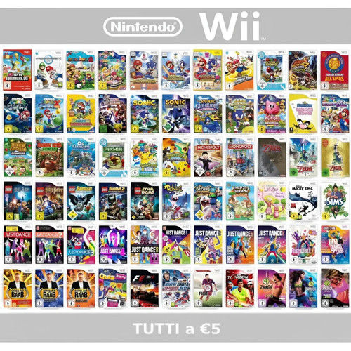 Nintendo wii gioco scelta - a,